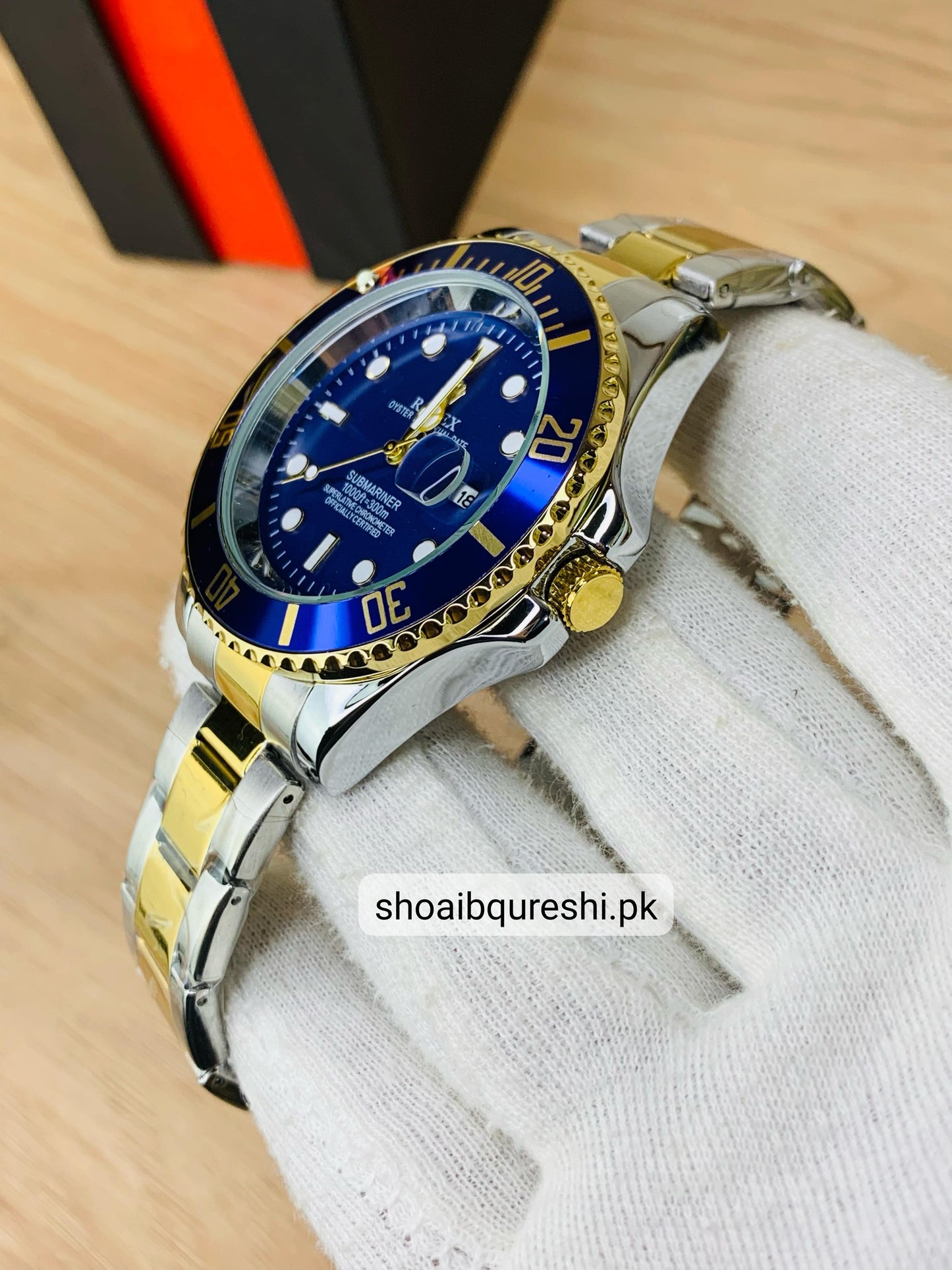 The Bezel Rotating | Two Tone Blue