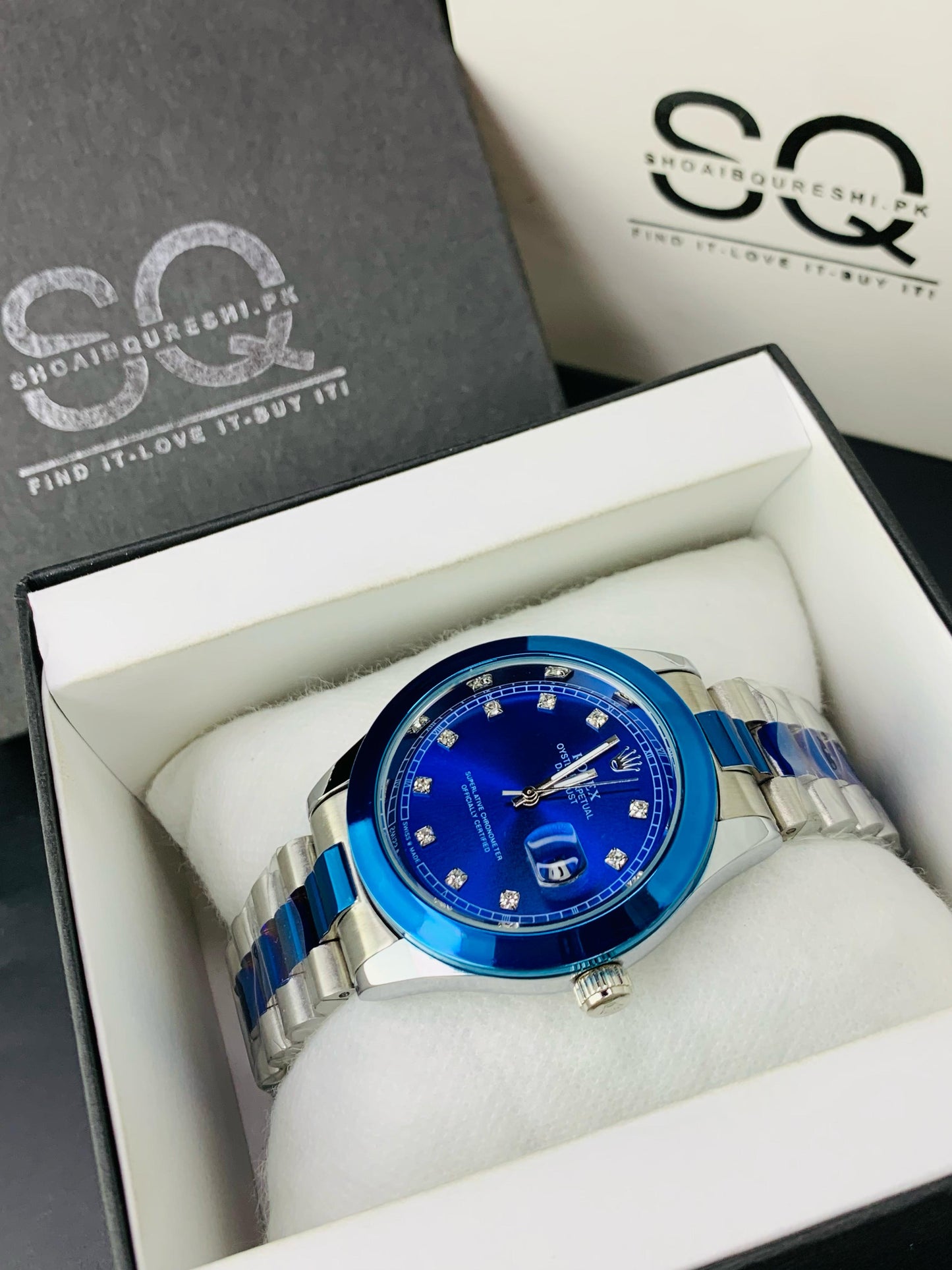 The Stone | Two Tone Blue