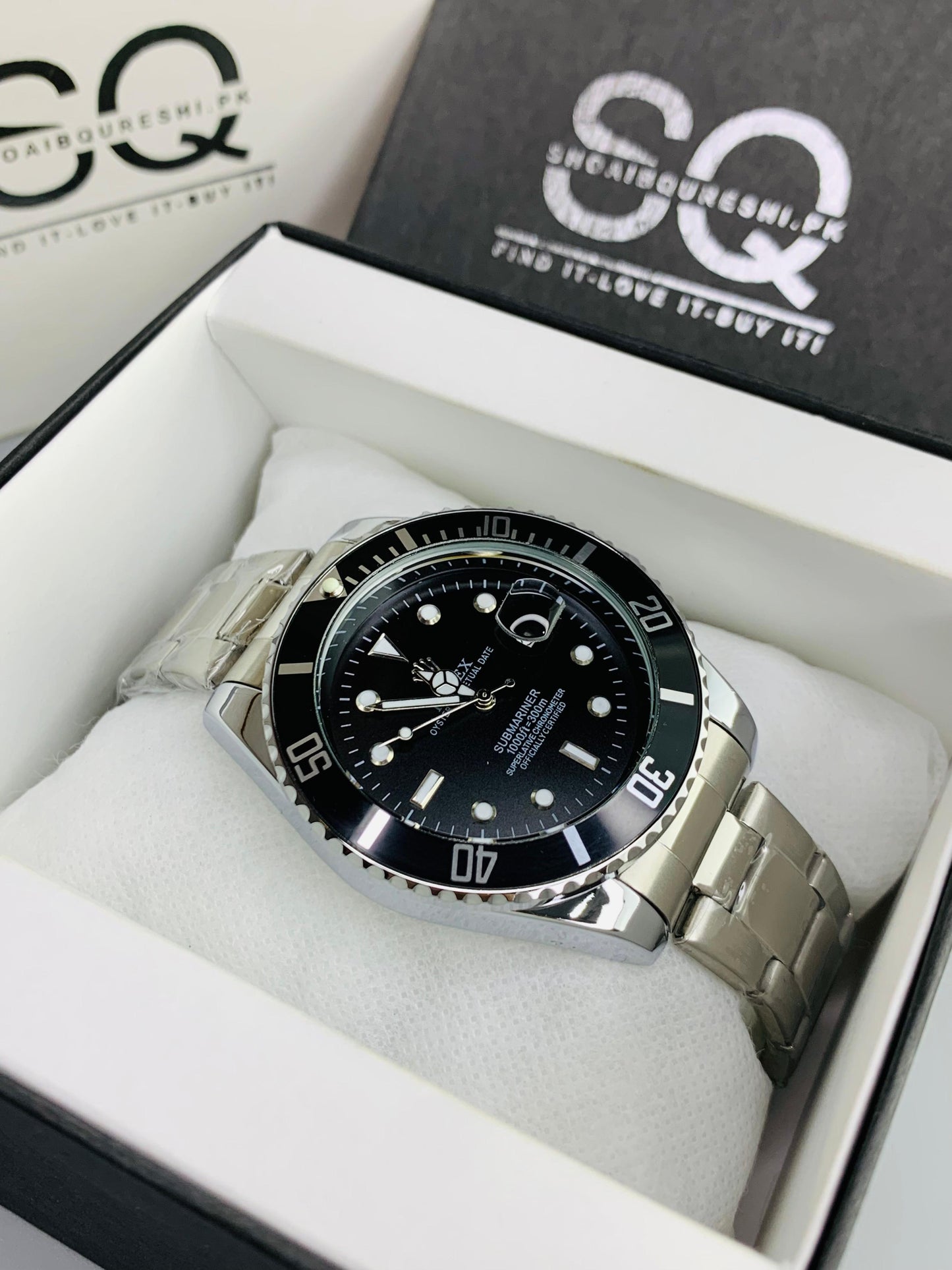 The Bezel Rotating | Silver Black